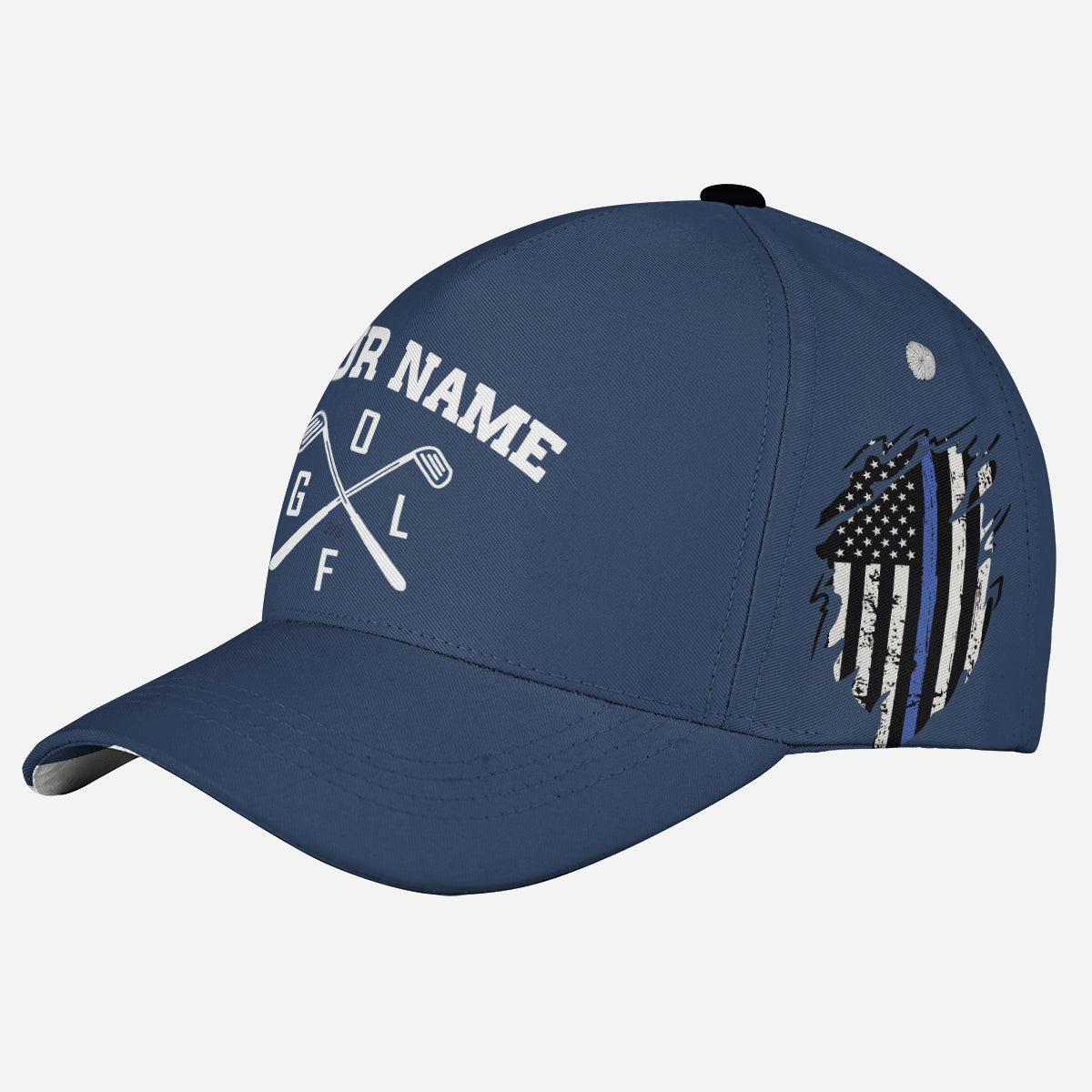 Petthouse | Customized Name Golf Sport Classic Cap Golfer Golf Player Hat Wear Golf Lovers Gift Golf Cap Gift