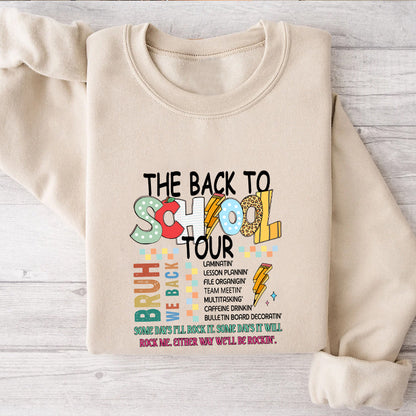 Petthouse | The Back To School Tour Shirt, Bruh We Back T Shirt, Teacher T Shirt, School Doodles