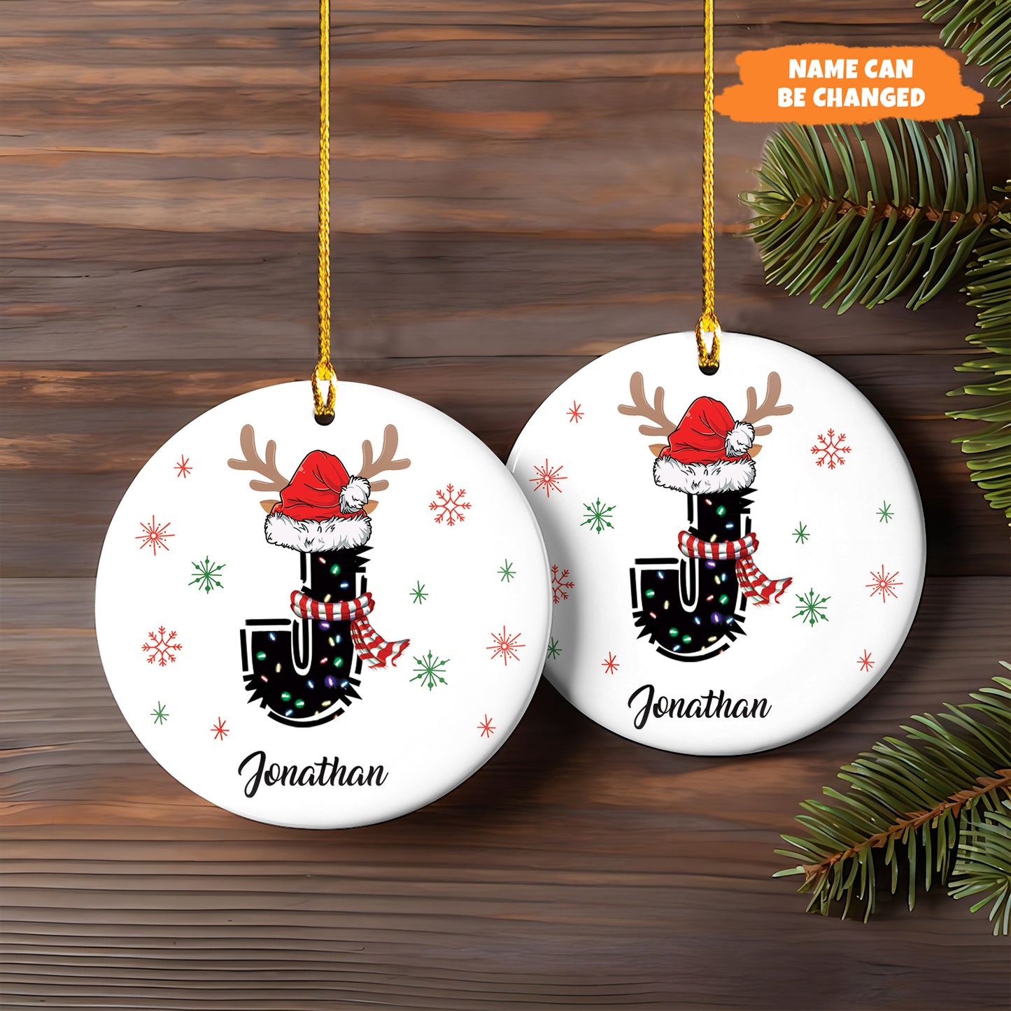 Petthouse | Personalized 2025 Family Ornament, Family Keepsake, Monogram Ornament, Christmas Gift