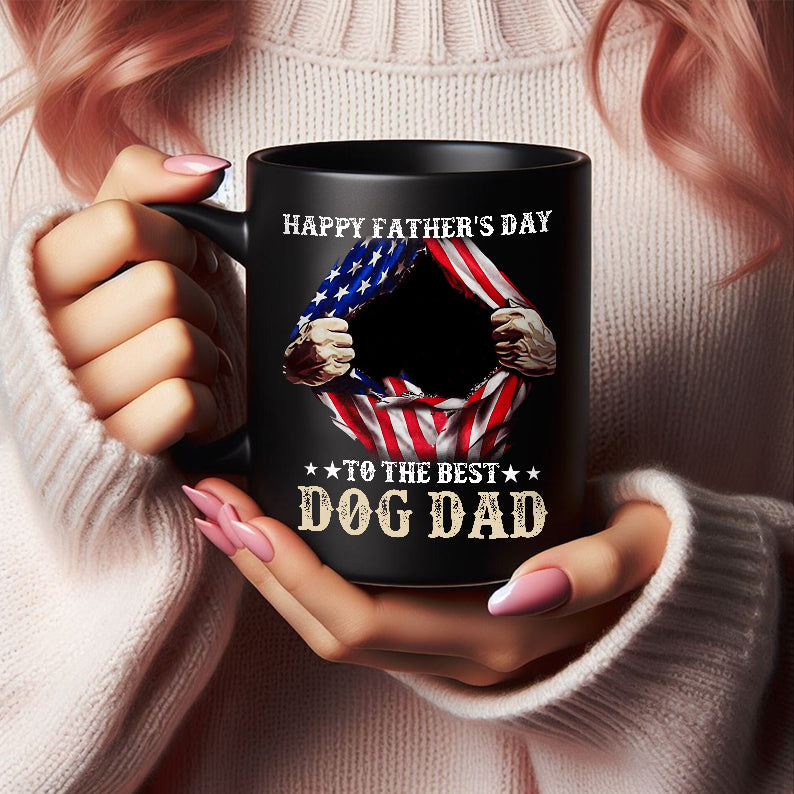 Petthouse | Personalized Happy Father's Day To The Best Dog Dad Independence Day Shirt, Gift Dad