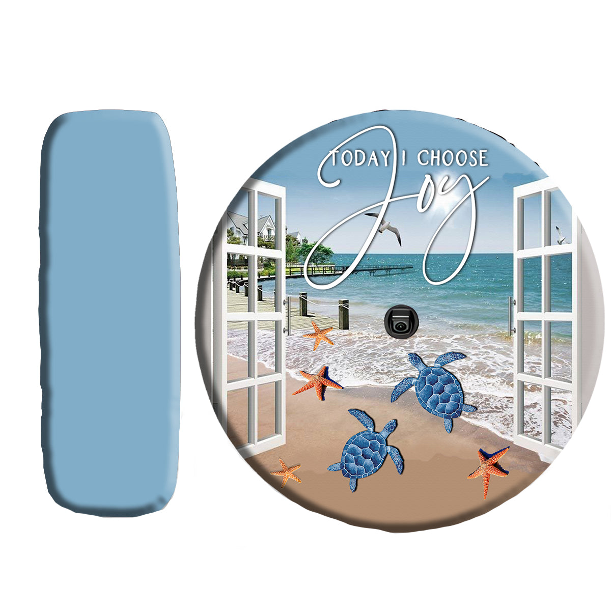 Petthouse | Sea Turtle Beach Spare Wheel Cover Door To Beach Tire Totes Today I Choose Joy Spare Tire Cover