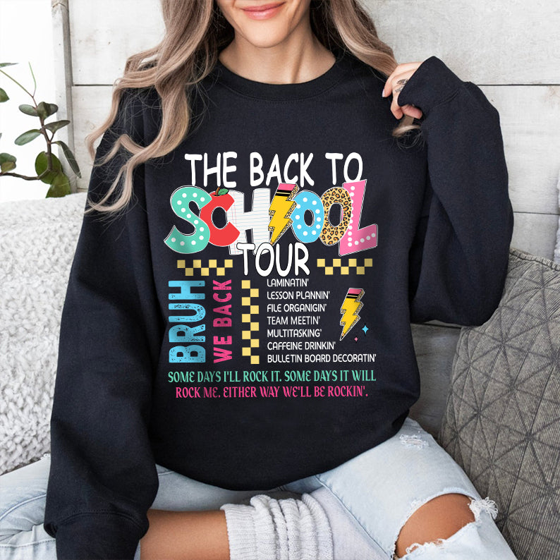 Petthouse | The Back To School Tour Shirt, Bruh We Back Teacher Shirt, Back To School Gift