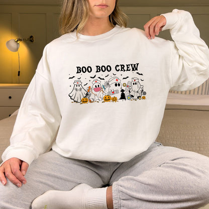 Petthouse | Halloween Nurse Shirt, Boo Boo Crew, Nurse Shirt For Women, Spooky Season, Boo Nurse Halloween