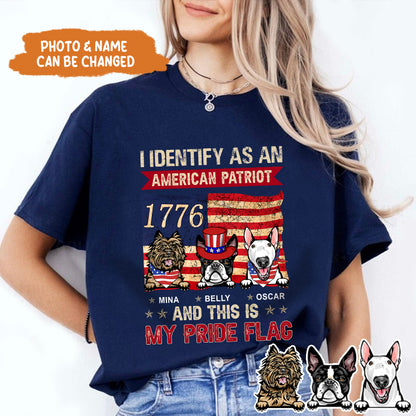 Petthouse | Personalized Dog 4th July Sound Of Freedom Dog T Shirt, Gift For Dog Lovers