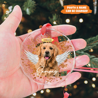 Petthouse | Personalized Pet Memorial Xmas Ornament, Dog Memorial Ornament, Pet Loss Keepsake Gifts