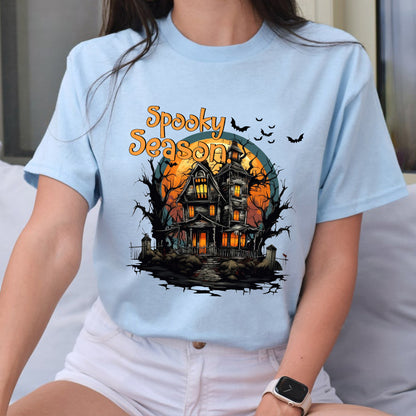 Petthouse | Halloween Spooky Season Shirt, Spooky House Shirt For Mom, Fall Halloween Shirt