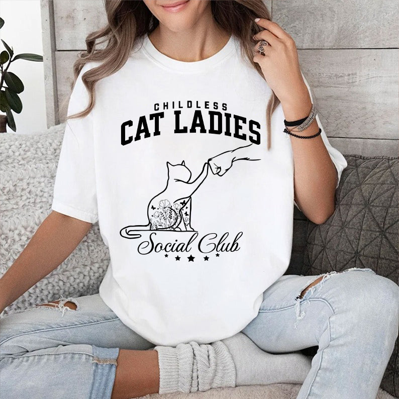 Petthouse | Childless Cat Lady Shirt, Childless Cat Ladies, Cat Mom Shirt, Cat Lady, Power Girl 2024