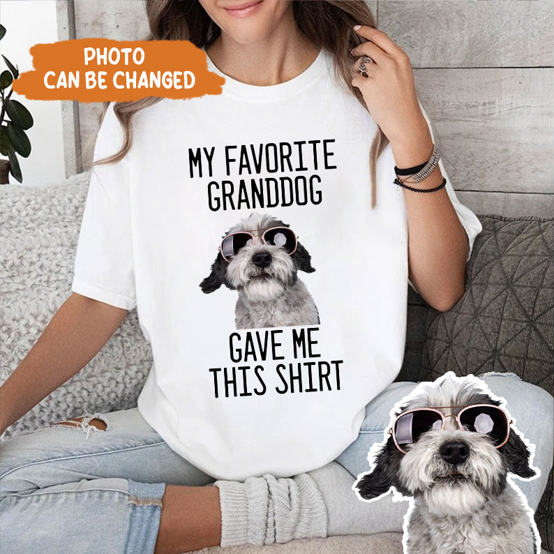 Petthouse | Custom My Favorite Granddog Dog Dad Shirt, Father's Day Gift, Best Dog Grandma Tee