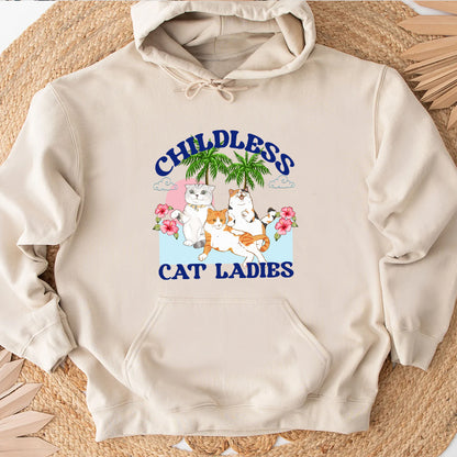 Petthouse | Childless Cat Ladies Shirt, Childless Cat Lady, Cat Ladies Coconut Tree, Comma La America