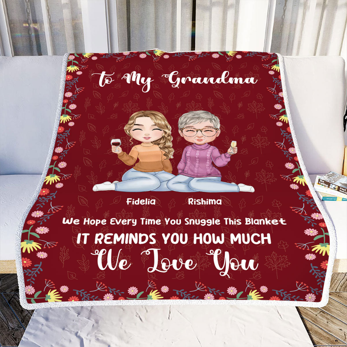 Petthouse | Customized Mothers Day Mom Blanket, We Hope Every Time You Snuggle This Blanket, Best Mom Ever Gifts