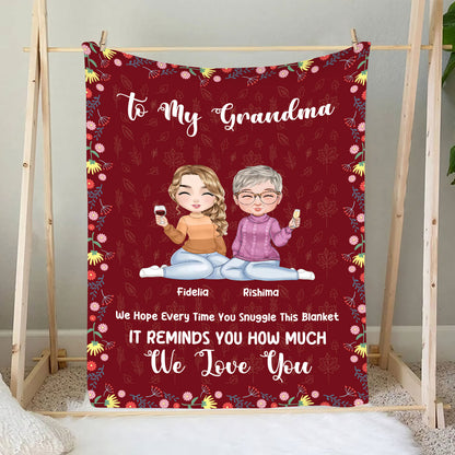 Petthouse | Customized Mothers Day Mom Blanket, We Hope Every Time You Snuggle This Blanket, Best Mom Ever Gifts