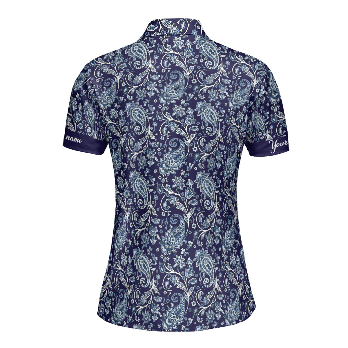 Petthouse | Customized Paisley Pattern Women's Polo Shirts Golfer Gift Birthday Gift For Mom Sport