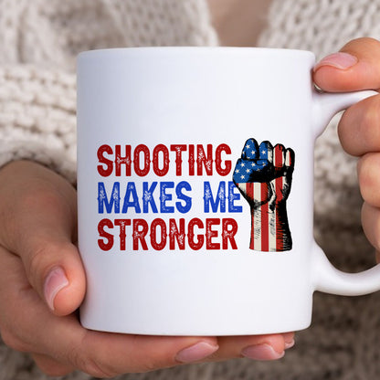 Petthouse | Shooting Makes Me Stronger Shirt, Fight 2024 Shirt, Fighting For America Shirt