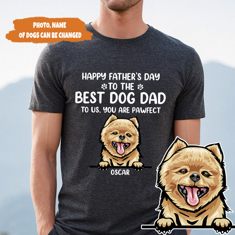 Petthouse | Custom Best Dog Dad Shirt, Happy Father's Day Gift, Gift For Dad, Dog Lovers Gift