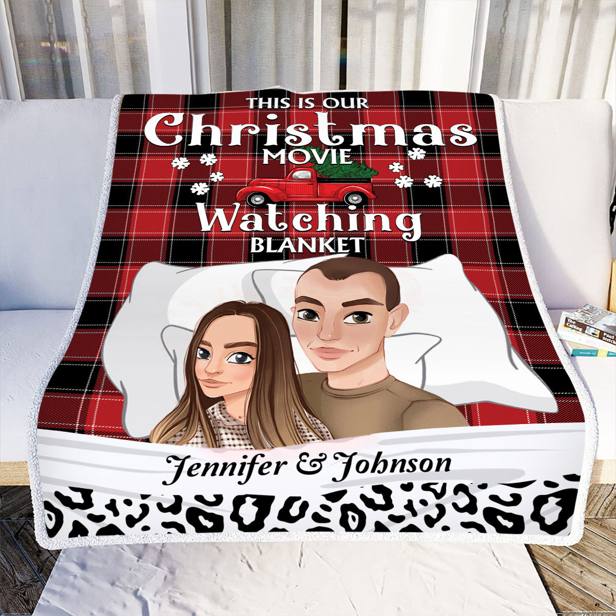 Petthouse | Personalized This Is Our Watching Blanket For Matching Couple, Happy Valentines Day, Wedding Day