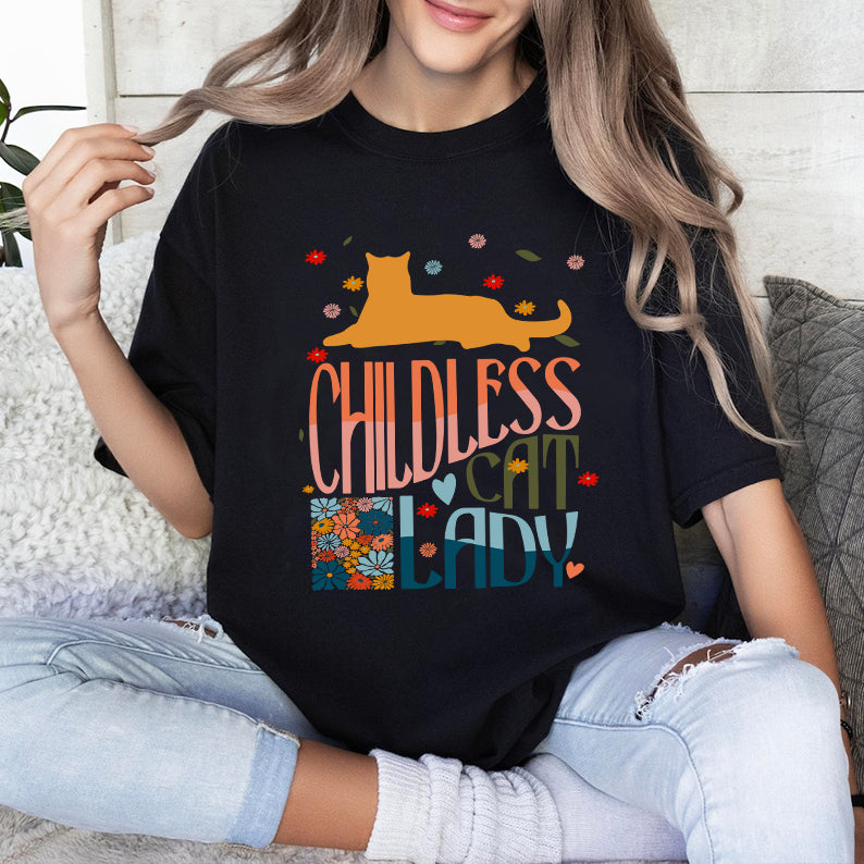 Petthouse | Childless Cat Lady Shirt, Madam Power, Girl Power 2024, Childless Cat Ladies Social Club