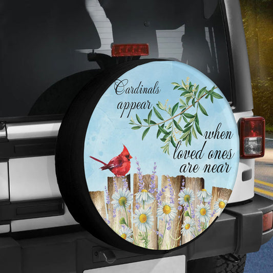 Petthouse | Cardinal Memorial Spare Tire Cover Cardinals Appear When Loved Ones Are Near Family Member