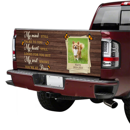 Petthouse | Chihuahua Dog Tailgate Wraps For Trucks Custom Tailgate Mural My Mind Still Talks To You