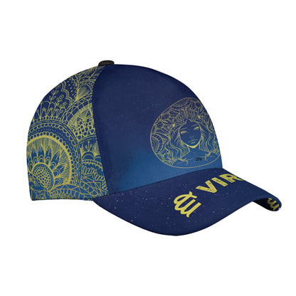 Petthouse | Virgo Zodiac Baseball Cap Zodiac Pattern Baseball Cap Virgo Art Baseball Cap Zodiac Fan Gift