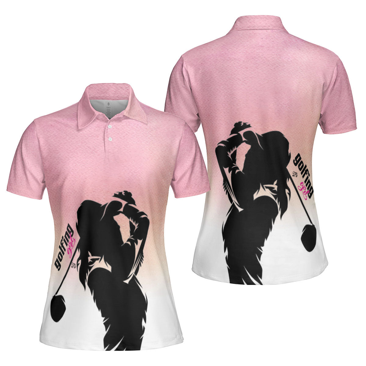 Petthouse | Golfing Girl Polo Shirt, Golfer Player Mom Women Polo Shirt, Golfaholic Gift Christmas Day