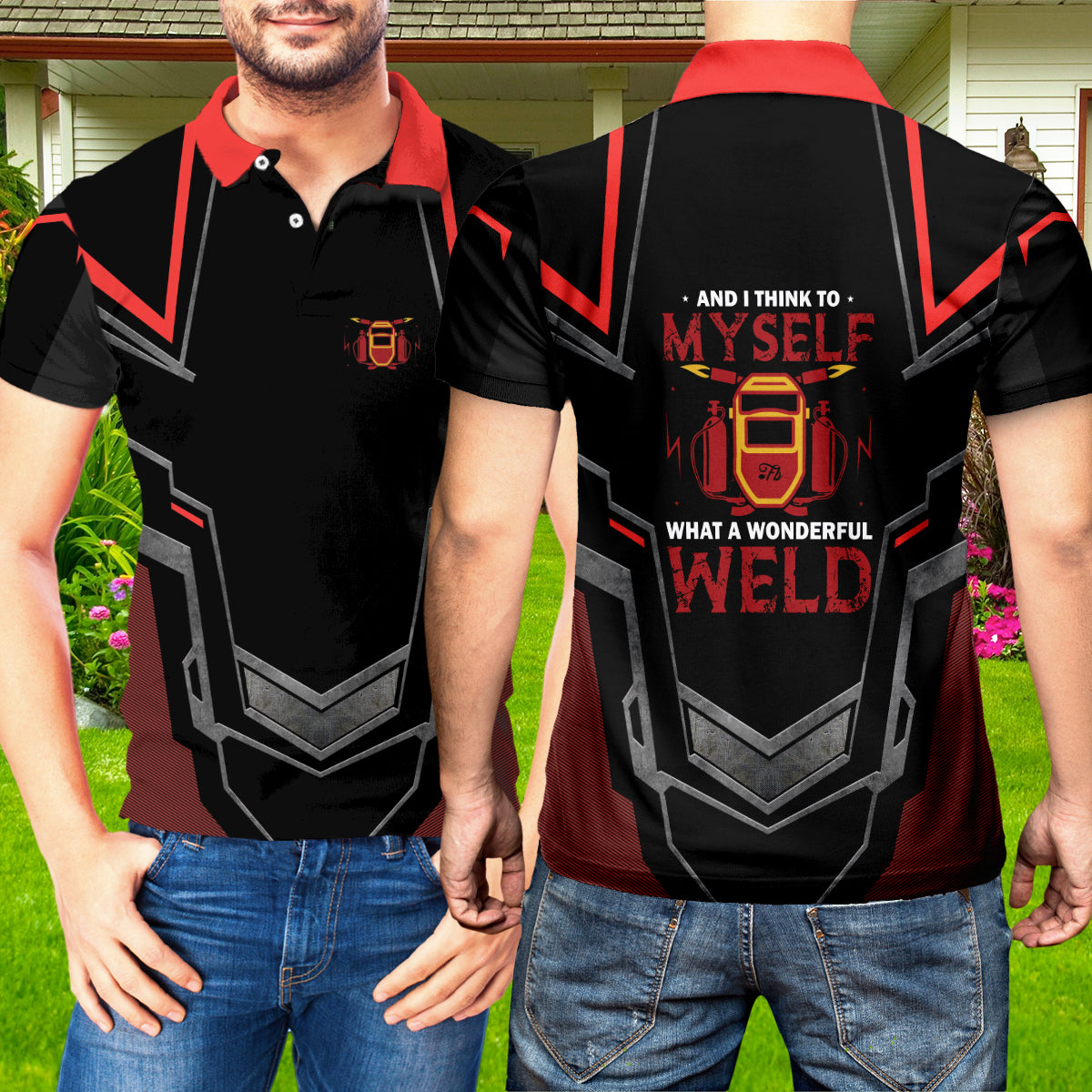 Petthouse | Welder Polo Shirt Weld Man Polo Shirt What A Wonderful Weld Polo Shirt For Man Welder Gift