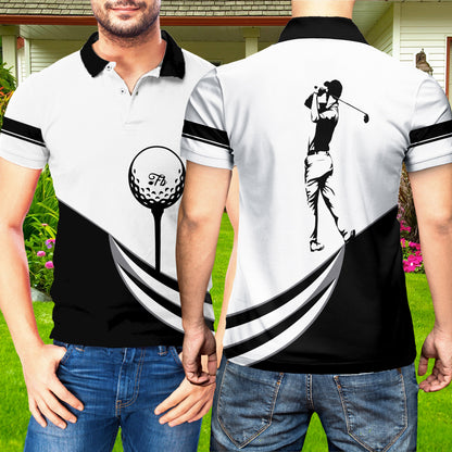 Petthouse | Golfman Polo Shirt, Golf Swing Polo Shirt, Golf Polo Shirt, Golf Player Gift, Golf Dad