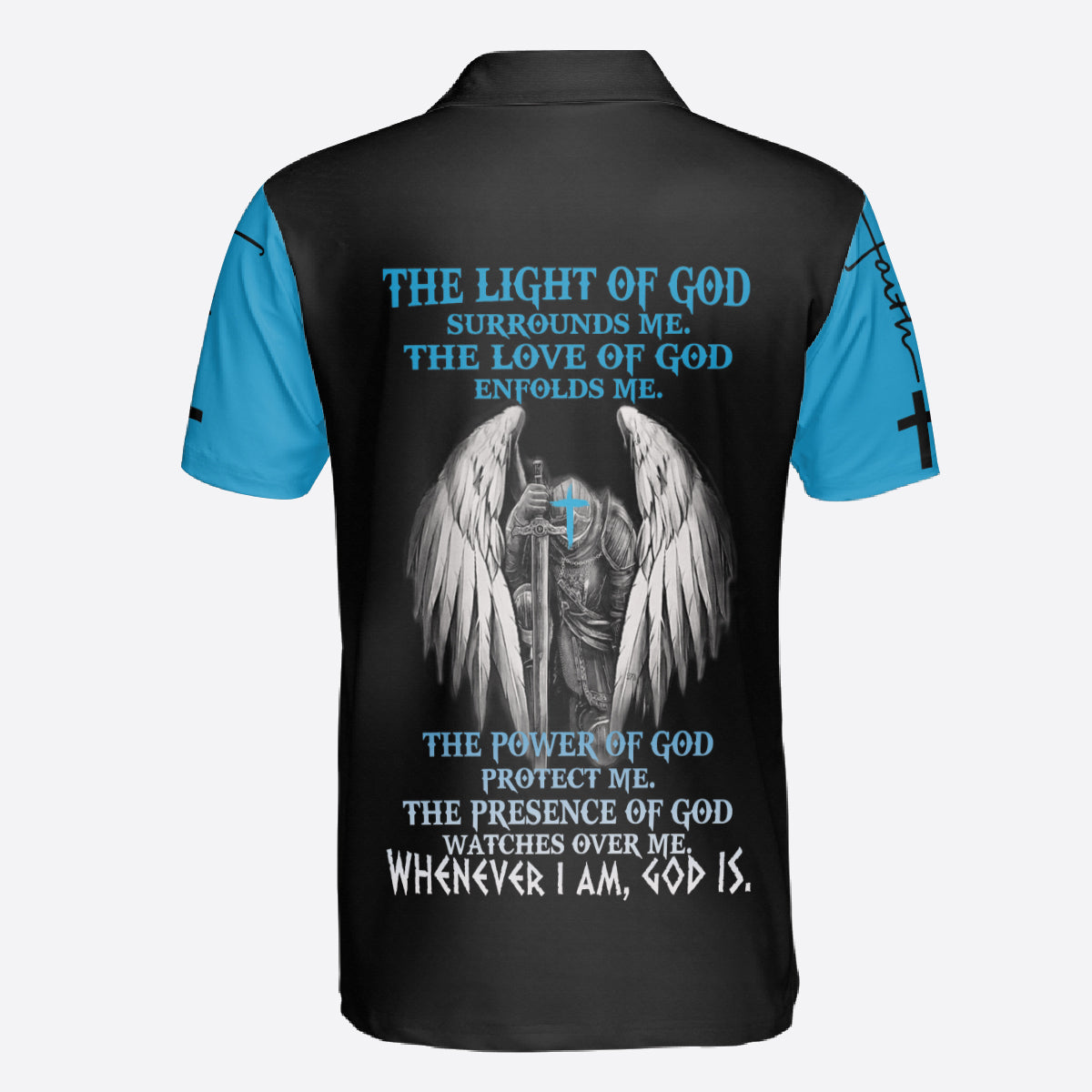 Petthouse | Knight Polo Shirt The Power Of God Polo Shirt Unisex Christian Gift