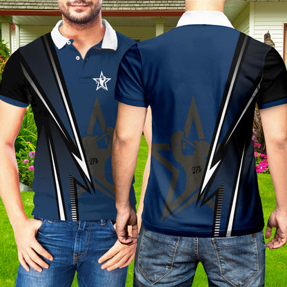 Petthouse | Golf Star Polo Shirt Golf Logo Polo Shirt Unisex Born To Play Golf Unisex Polo Shirt