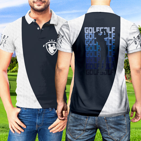 Petthouse | Golfer Dad Polo Shirt, Golf Player Christmas Day Gift Polo, Golf Fans Gift Unisex Polo Shirt