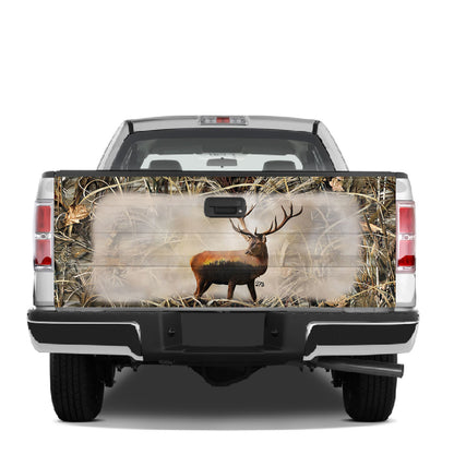 Petthouse | Forest Deer Tailgate Wrap, Deer Camo Hunting Tailgate Wrap, Deer Hunting Tailgate Wrap, Hunter Gift