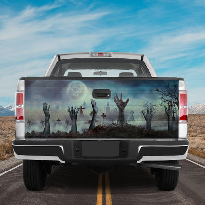 Petthouse | Creepy Hand Tailgate Wrap, Creepy Halloween Tailgate Wrap, \nhalloween Night Tailgate Wrap