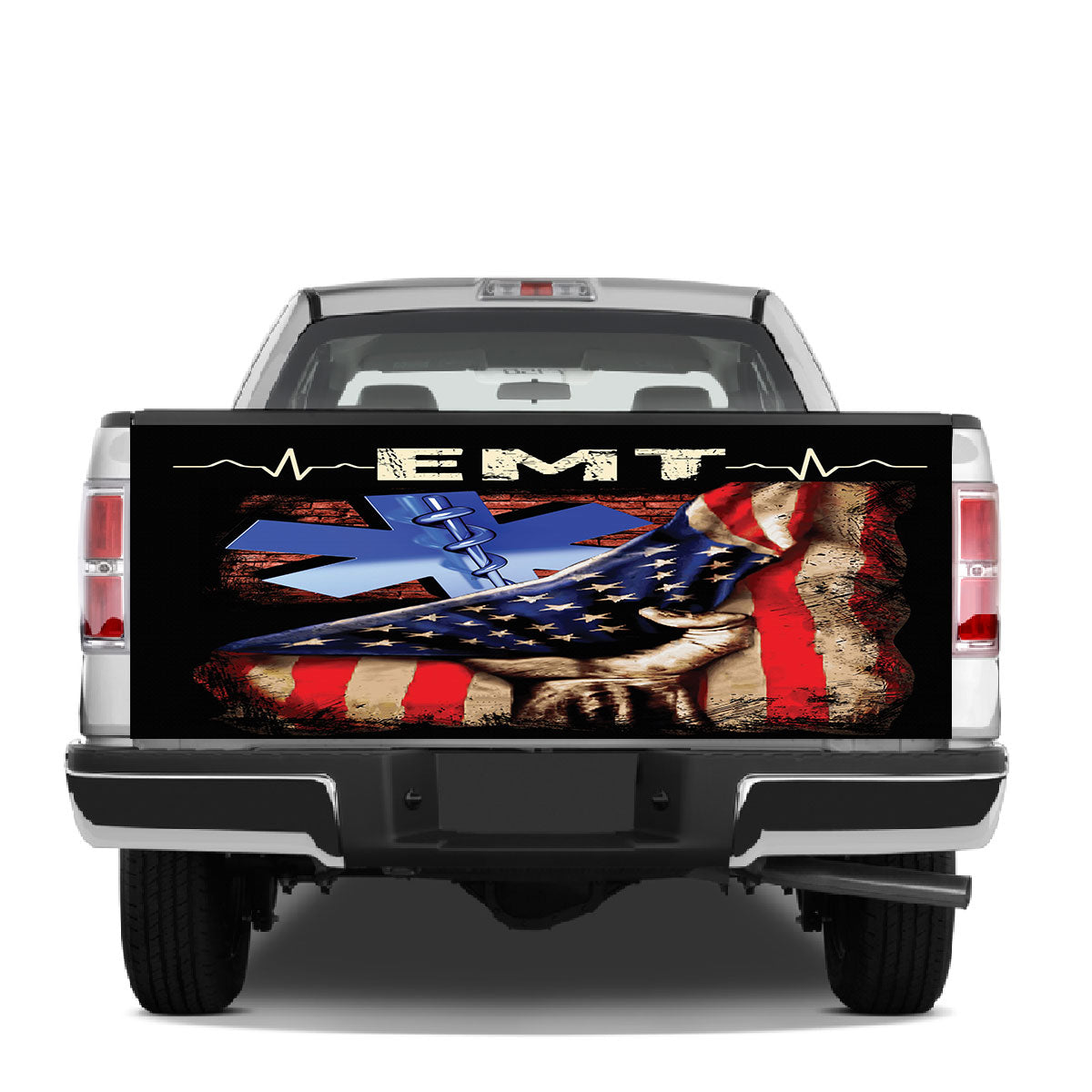 Petthouse | Emt Tailgate Wrap American Ambulance Tailgate Cover American Medical Tailgate Cover Car Decor