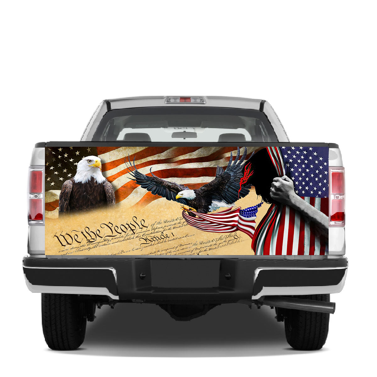 Petthouse | Eagle American Flag We The People Truck Tailgate Wrap American Patriot Gift Idea