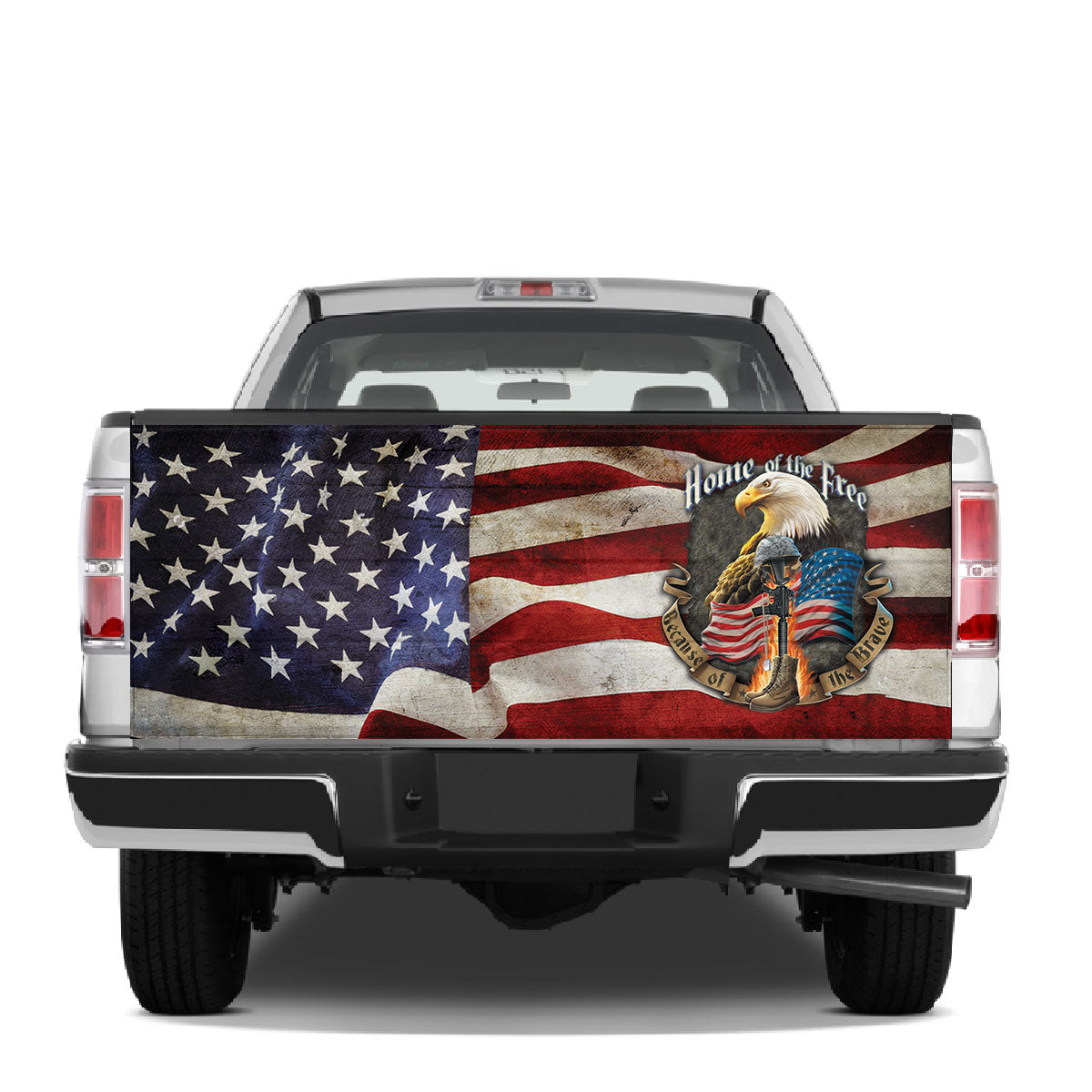 Petthouse | Home Of The Free Tailgate Wrap American Eagle Tailgate Wrap American Flag Tre Cover Car Decoration