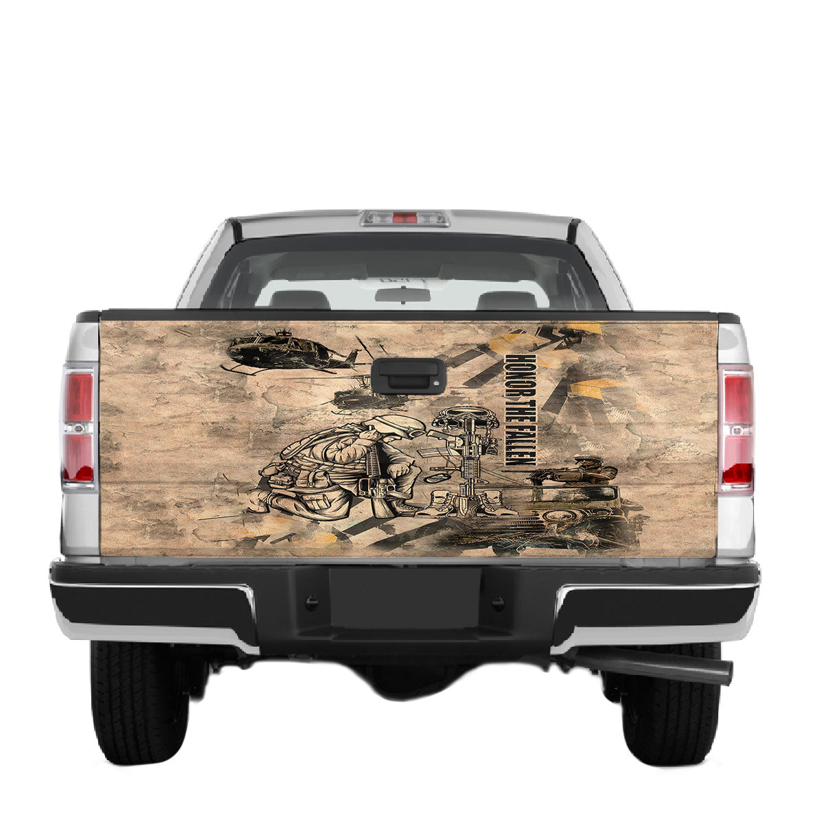 Petthouse | Truck Tailgate Wrap American Honor The Fallen Truck Decal Graphics Veteran Tailgate Decals