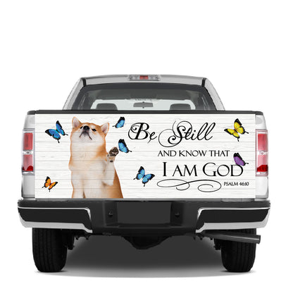 Petthouse | Shiba Inu Puppies Dog Decal Be Still And Know That I Am God Quote Puppies Shiba Fans