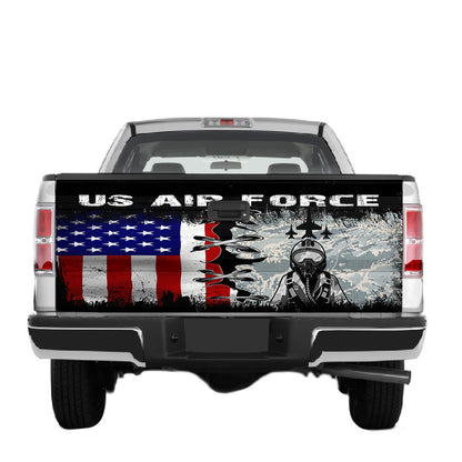 Petthouse | Us Air Force Vinyl Graphic Decal Sticker Patriotic Tailgate Truck Wraps For Memorial Holidays