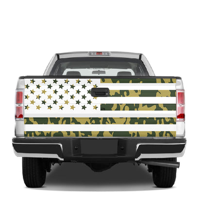 Petthouse | America Flag Tailgate Wrap Camo Pattern Wrap Patriots Wrap Patriots Best Gift Car Decor