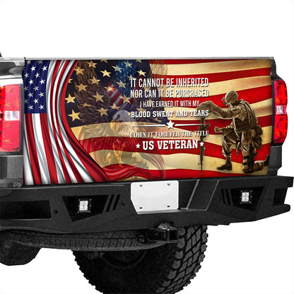 Petthouse | American Veteran Tailgate Wrap Decal Eagle American Tailgate Decal Us Veteran It Cannot Be Inherited