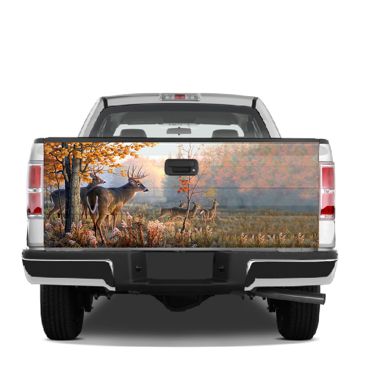 Petthouse | Hunting Forest Deer Doe Buck Tailgate Wrap, Hunter Dad Truck Decor Gift