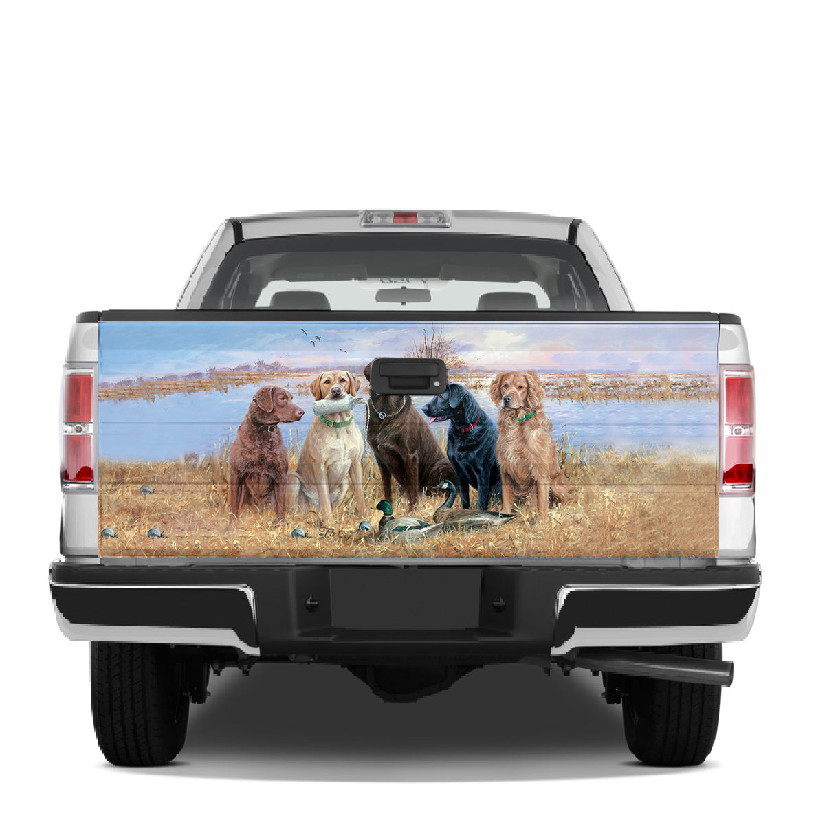 Petthouse | Labrador Retriever Tailgate Wrap, Hunting Dog Tailgate Wrap, Duck Hunting Tailgate Wrap