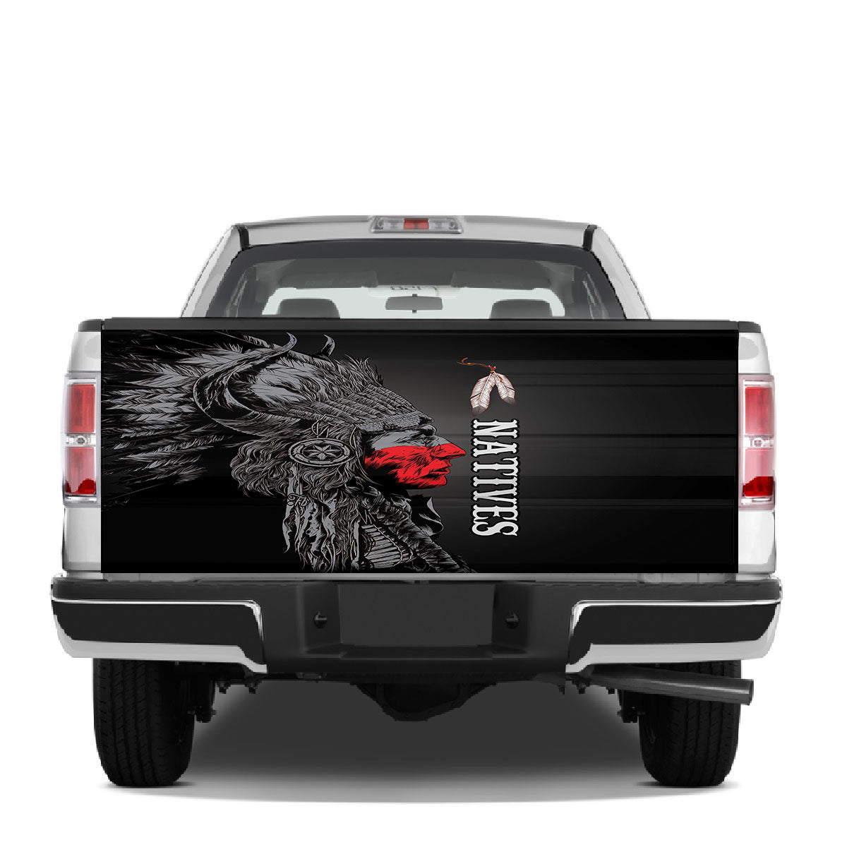 Petthouse | Native American Chief Tailgate Sticker Decal Native American Chief Native Pride