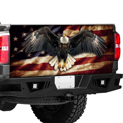 Petthouse | Eagle Birds Lovers Vintage American Tailgate Wrap, Patriotic Day Gift