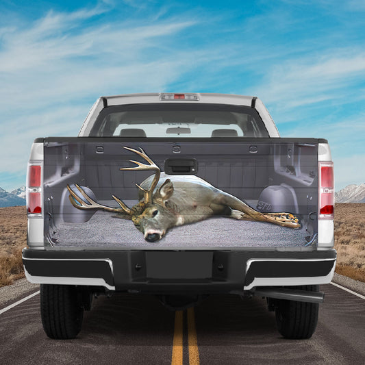 Petthouse | Lying Deer Tailgate Wrap Deer Hunting Hunter Gift Car Decor