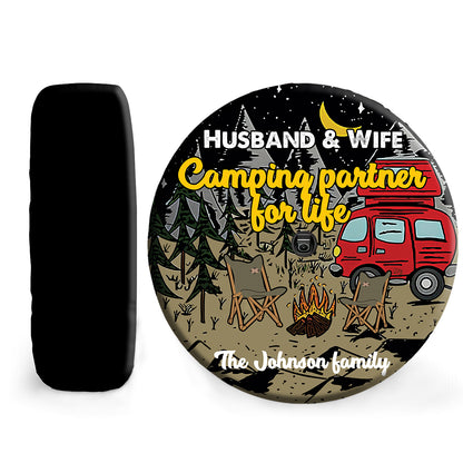 Petthouse | Customized Spare Tire Cover Camping Partner For Life Tire Protector Camping In The Forest