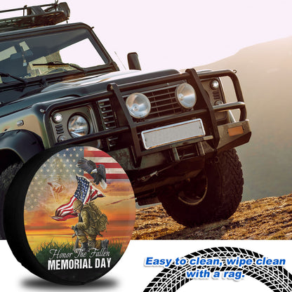 Petthouse | American Veteran Memorial Day Spare Tire Cover Us Eagle Christian Veteran's Day Decoration