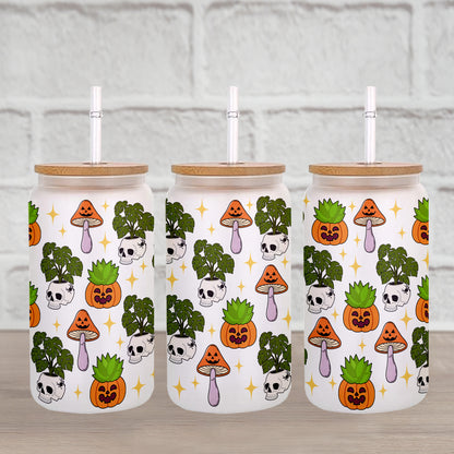 Petthouse | Ghost Plant Halloween Glass Can, Ghost Plant Glass Can, Ghost Plant Coffee, Viral Coffee