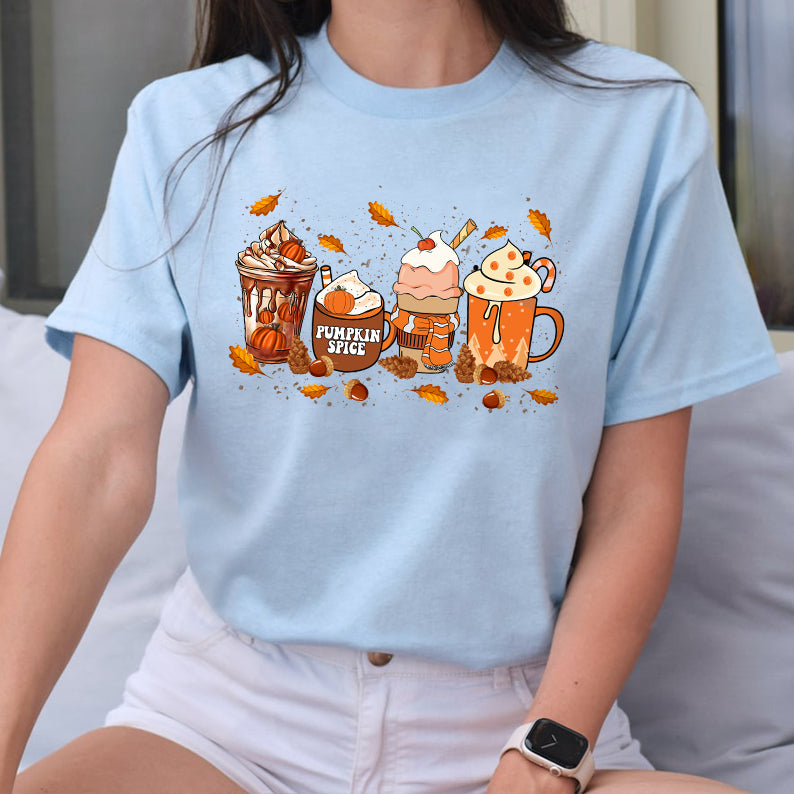 Petthouse | Fall Coffee Thanksgiving Shirt, Cute Fall Shirt, Thanksgiving Shirt, Fall Coffee Lover