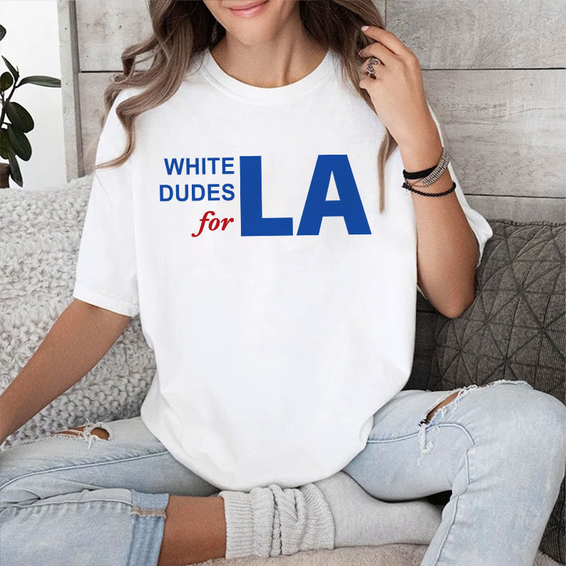 Petthouse | White Dudes For La Shirt, White Dudes For Comma La Tshirt, Girl Power Madame Shirt