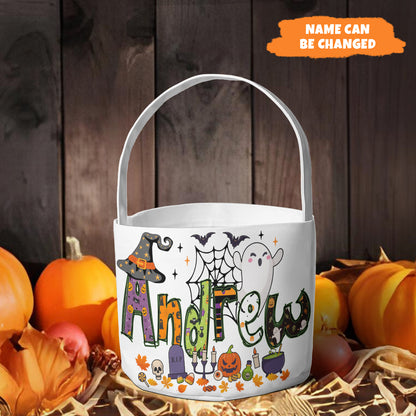 Petthouse | Personalized Halloween Candy Bag, Halloween Treat Bags For Kids, Halloween Gift